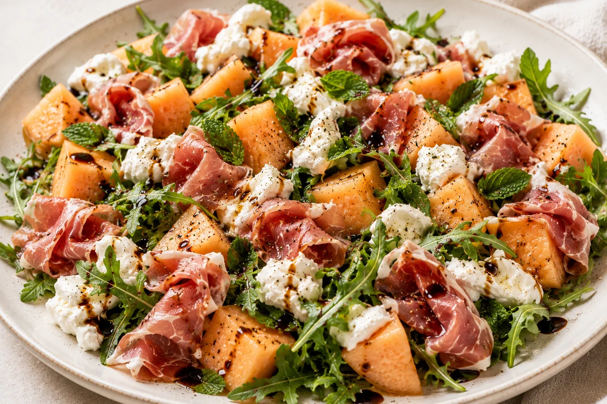 Melon & Prosciutto Salad