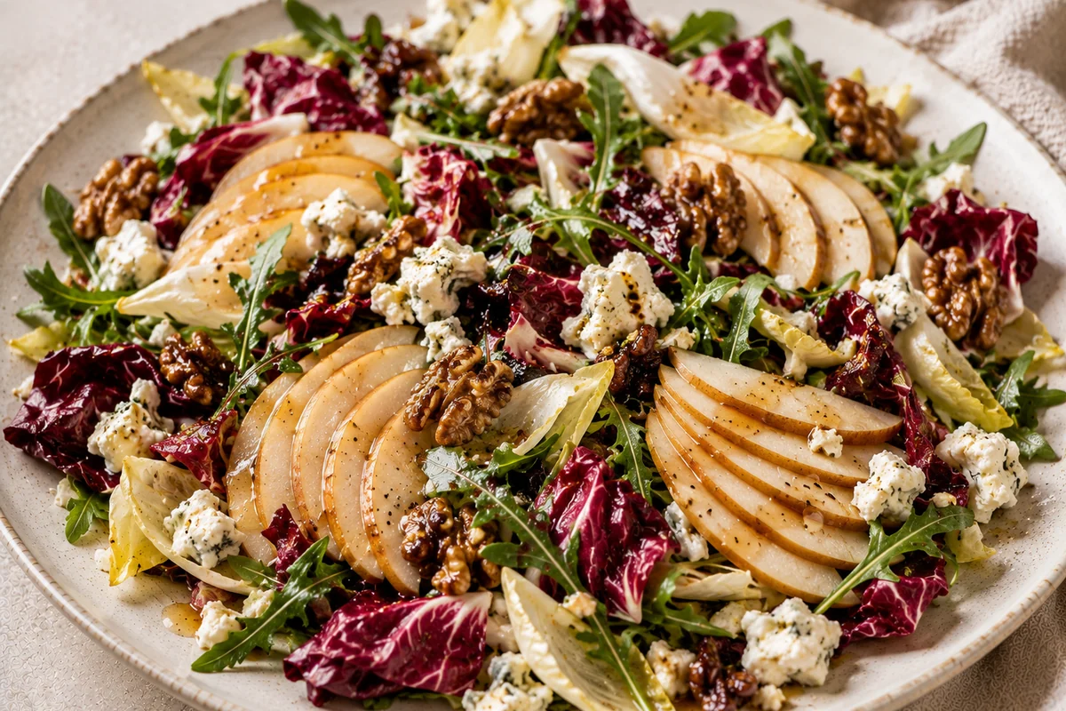 Pear & Gorgonzola Salad