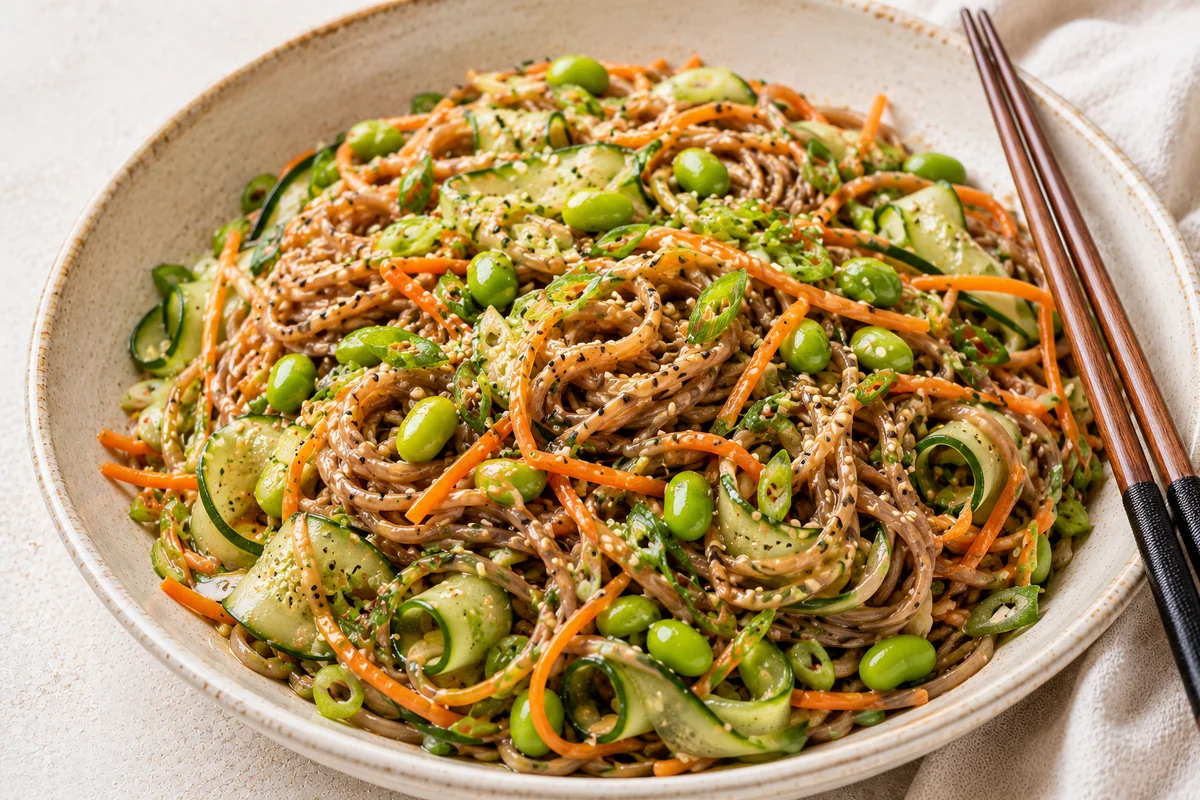 Sesame Soba Noodle Salad
