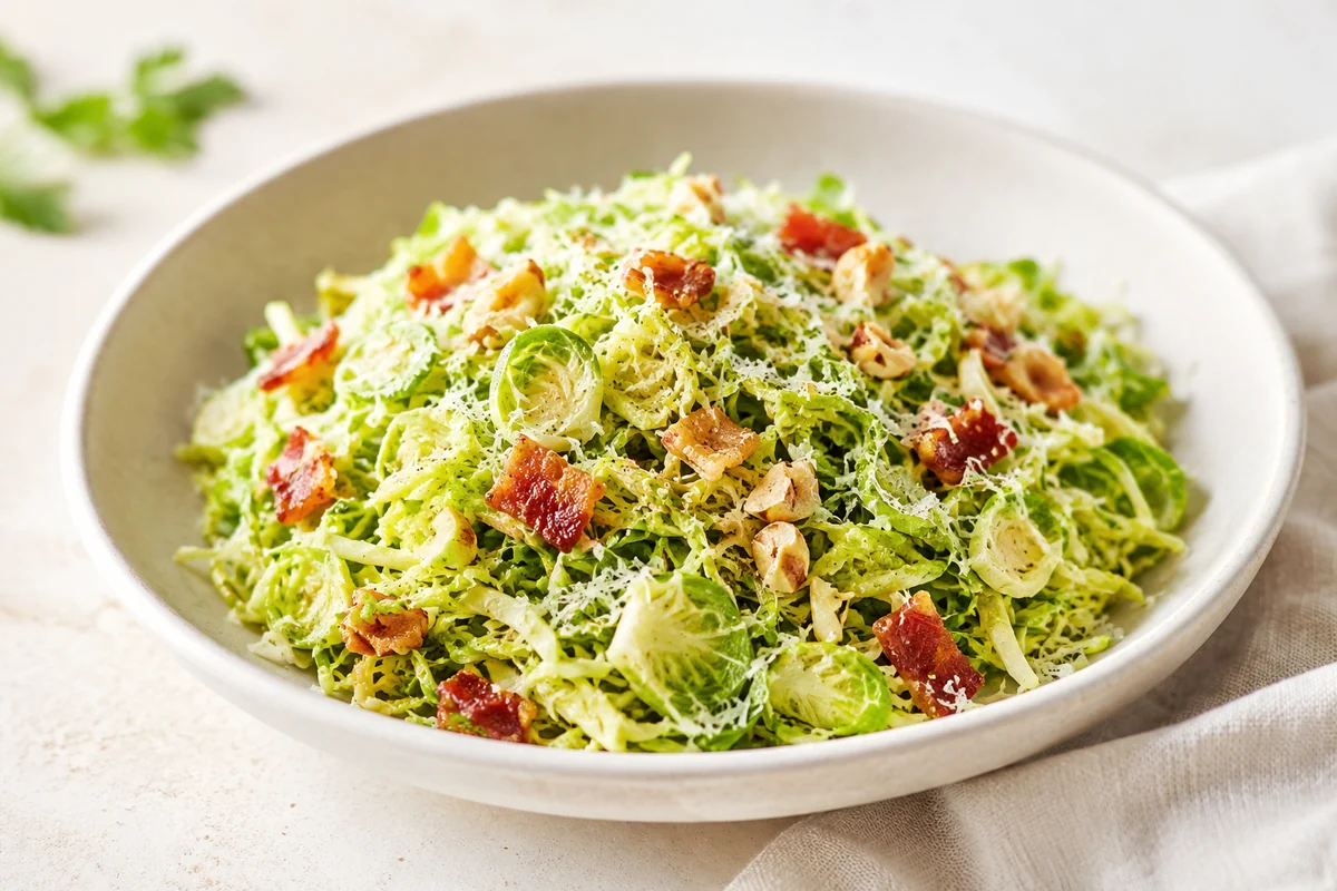 Shaved Brussels Sprout Salad