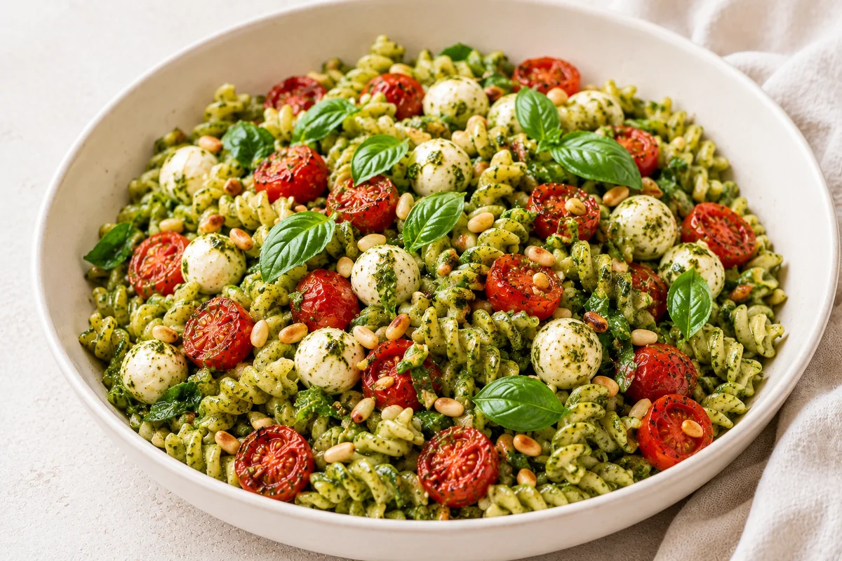 Summer Pesto Pasta Salad